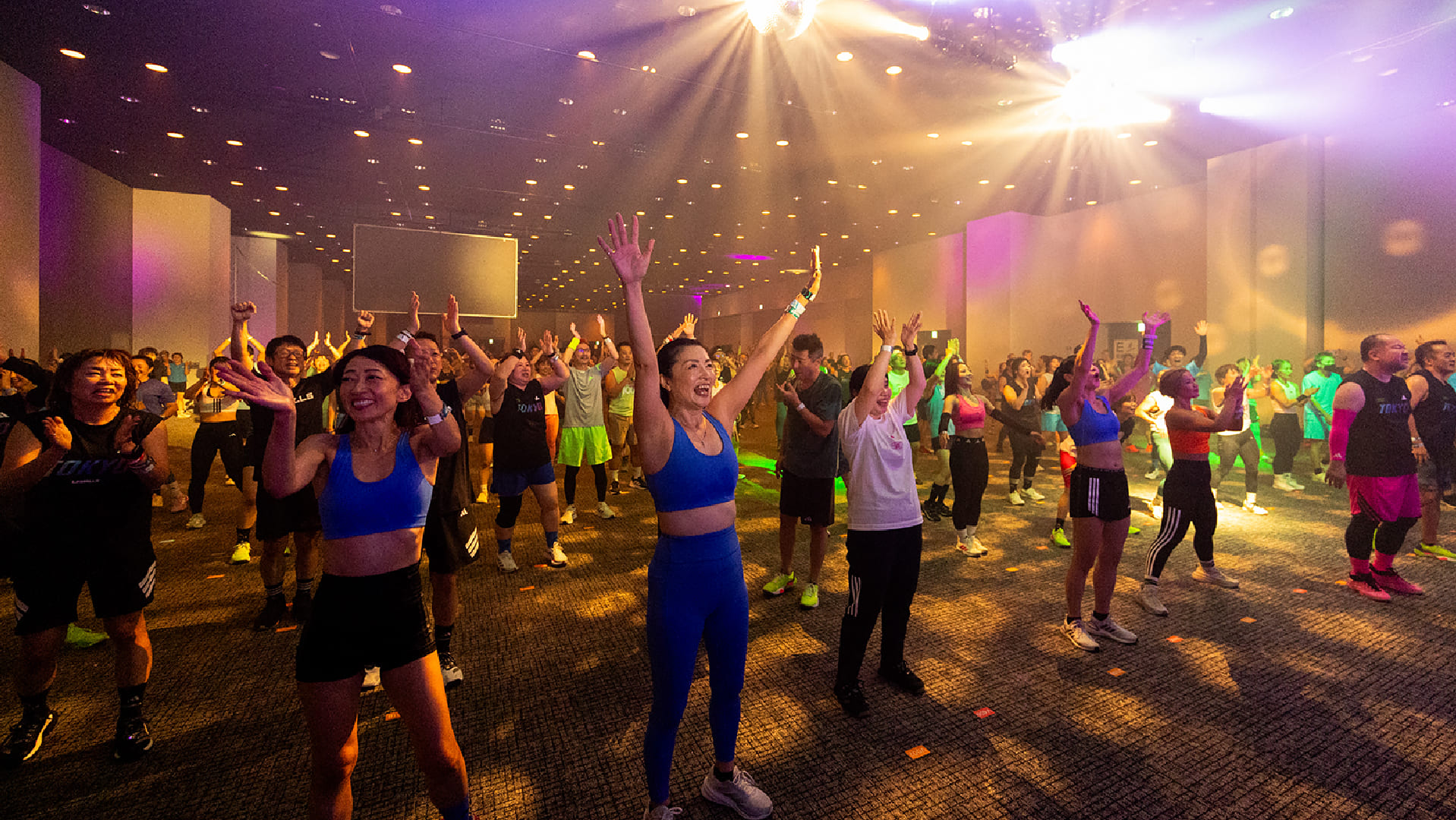 LES MILLS LIVE TOKYOの様子